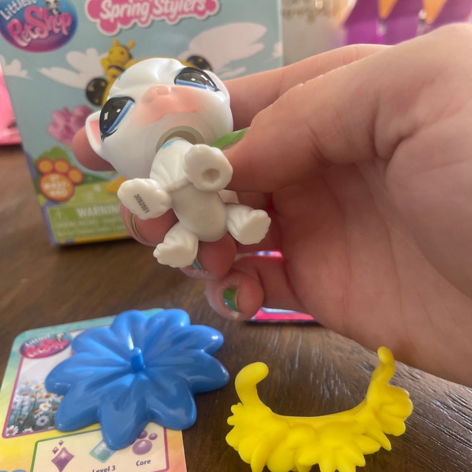 Authentic Littlest Pet Shop Spring Stylers Exclusive Angora Cat